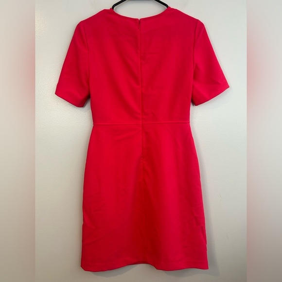 Eliza J Fuchsia Pink Short Sleeve Sheath Mini Dress Size 2 - Picture 6 of 10